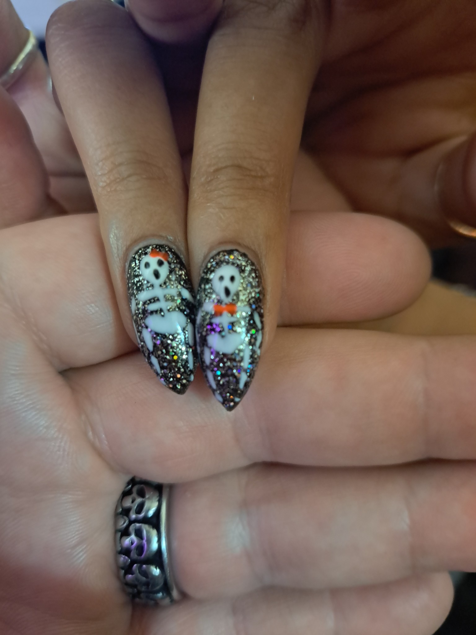 Rainbow Nails nail work in Englewood, Colorado